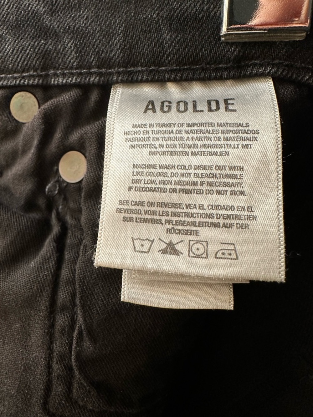 Agolde Riley High Rise Straight Crop Jeans - Picture 9 of 12
